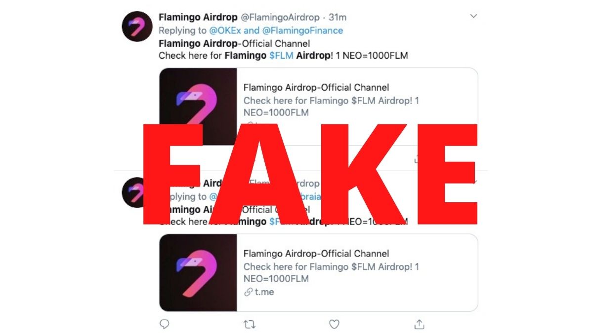 Fake Flamingo account