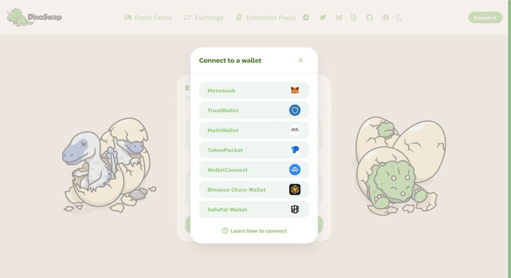 Dinoswap Polygon wallet