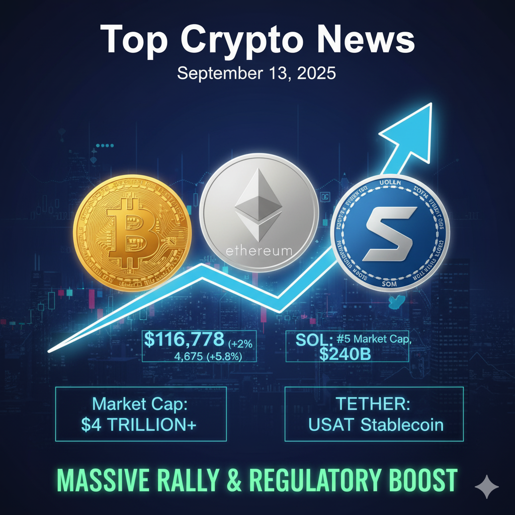 Top Crypto News – September 13, 2025